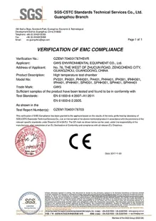 Высокотемпературная испытательная камера 380В - Сертификат EMC