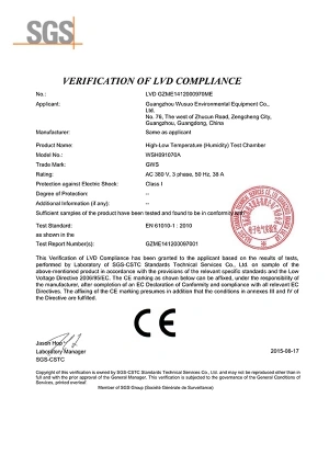 WSH091071A - Сертификат LVD